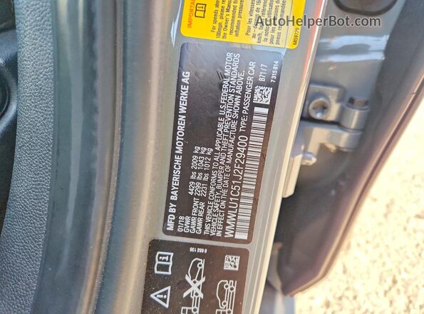 WMWLU1C51J2F29400 2018 MINI COOPER Gray Widok komory silnika