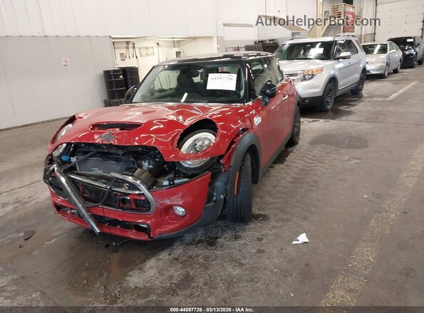 WMWXP7C5XJ2C62320 2018 MINI HARDTOP Red წინა მარცხენა ხედი სამი მეოთხედიდან