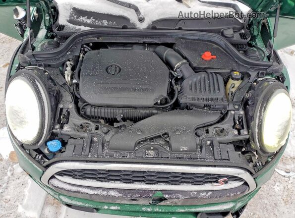 WMWXR5C06L2M01913 2020 MINI COOPER Зеленый Вид задней части салона