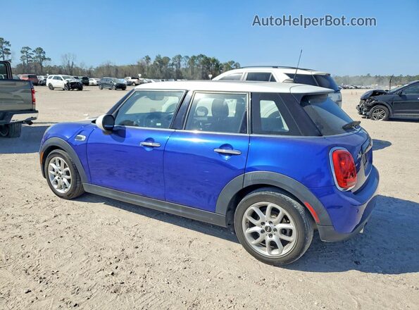 WMWXU1C56K2F82547 2019 MINI COOPER Blue Trasero izquierdo
