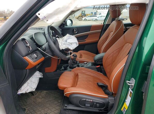 WMZ23BS04P3P51717 2023 MINI COOPER Зеленый Вид салона спереди