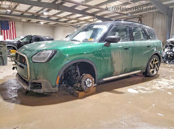 WMZ23GA04S7P83129 2025 MINI COUNTRYMAN Зеленый Передняя левая четверть