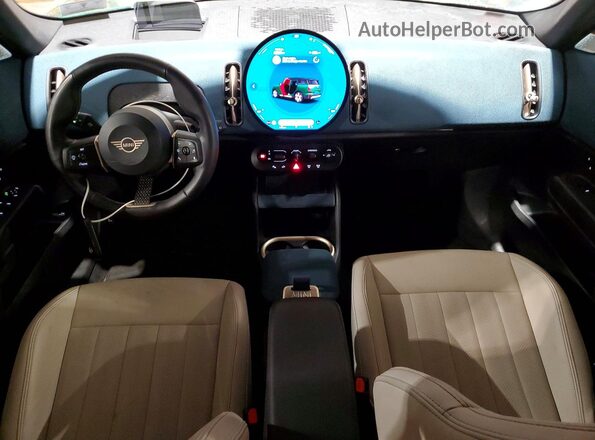 WMZ23GA04S7P83129 2025 MINI COUNTRYMAN Зеленый Вид панели приборов