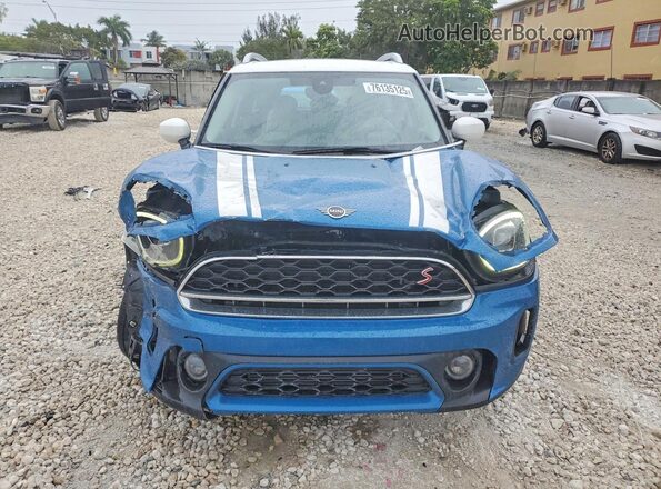 WMZ53BR00P3R23907 2023 MINI COOPER Blue Widok z przodu