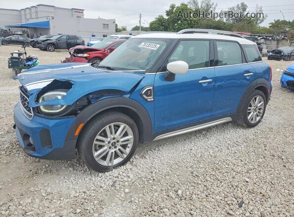 WMZ53BR00P3R23907 2023 MINI COOPER Blue Przód lewy