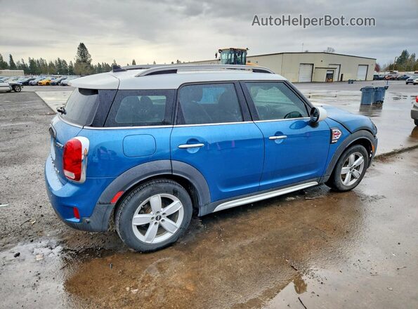 WMZYS7C31H3E06801 2017 MINI COOPER Синий Задняя правая четверть