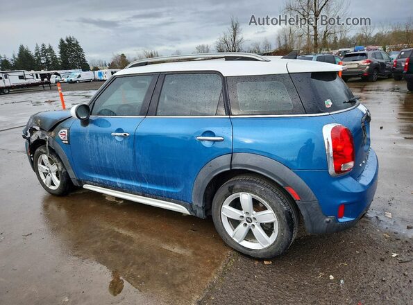 WMZYS7C31H3E06801 2017 MINI COOPER Синий Задняя левая четверть