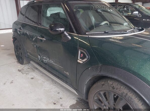 WMZYT5C34H3B66743 2017 MINI COUNTRYMAN Зеленый Вид спереди