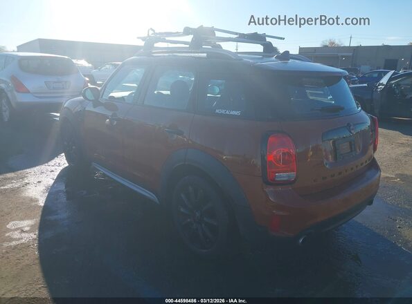 WMZYT5C53K3E69408 2019 MINI COUNTRYMAN Оранжевый Задняя левая четверть