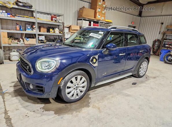 WMZYU7C51K3F93976 2019 MINI COOPER Синий Передняя левая четверть