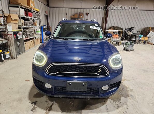 WMZYU7C51K3F93976 2019 MINI COOPER Синий Вид спереди