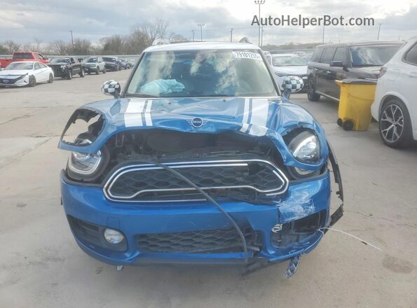 WMZYU7C53K3F93462 2019 MINI COOPER Синий Вид спереди