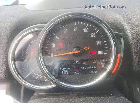 WMZYU7C53K3F93462 2019 MINI COOPER Синий Вид щитка приборов