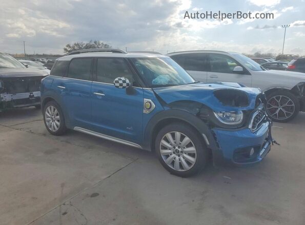 WMZYU7C53K3F93462 2019 MINI COOPER Синий Передняя правая четверть