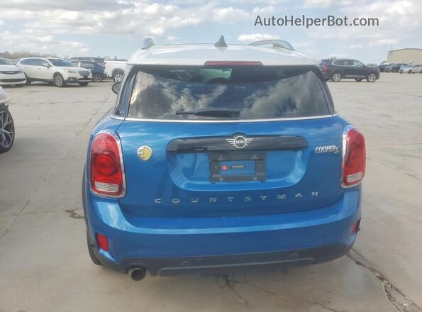 WMZYU7C53K3F93462 2019 MINI COOPER Синий Вид сзади