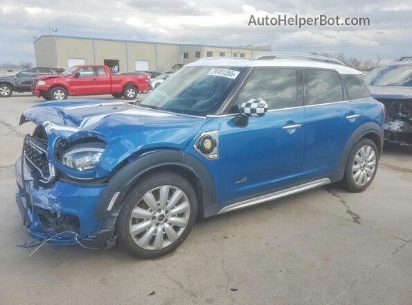 WMZYU7C53K3F93462 2019 MINI COOPER Синий Передняя левая четверть
