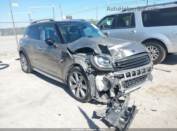 WMZYV5C32H3E02686 2017 MINI COUNTRYMAN Серый Передняя правая четверть