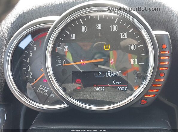 WMZYV5C32H3E02686 2017 MINI COUNTRYMAN Серый Вид задних сидений