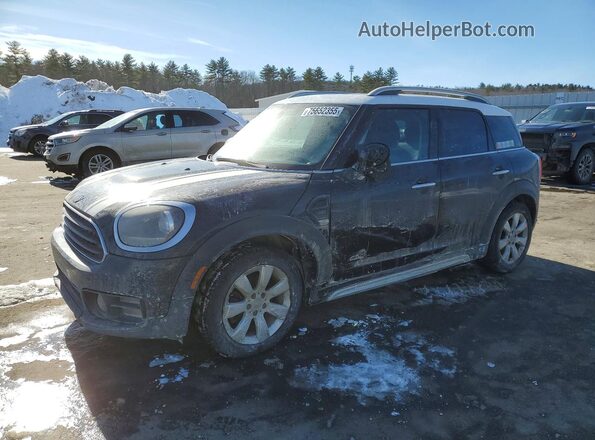 WMZYV5C54K3F58754 2019 MINI COOPER Black Առջևի ձախ երեք քառորդ տեսարան