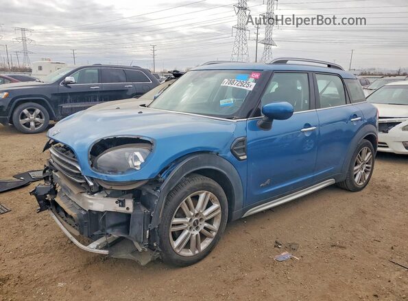 WMZYW5C08L3L05128 2020 MINI COOPER Синий Передняя левая четверть