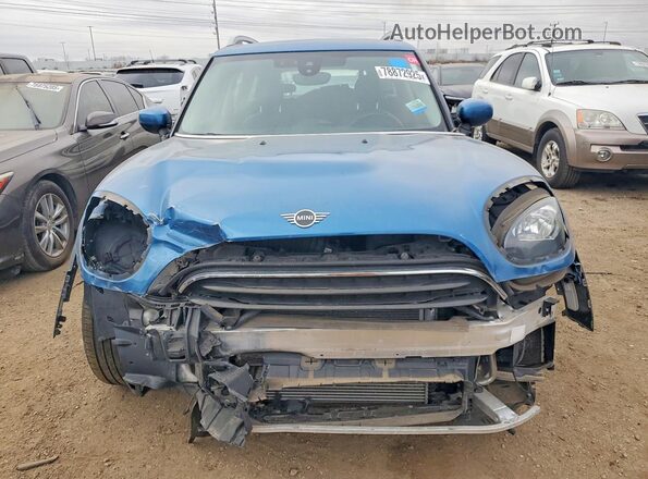 WMZYW5C08L3L05128 2020 MINI COOPER Синий Вид спереди