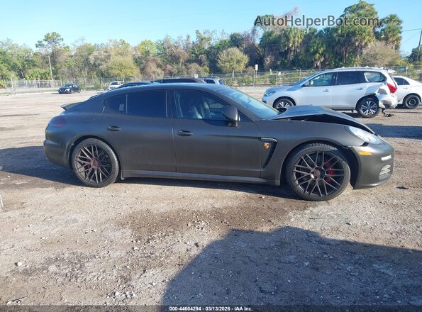 WP0AA2A71GL000980 2016 PORSCHE PANAMERA Черный Вид задней части салона