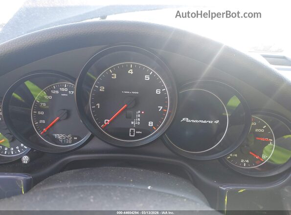WP0AA2A71GL000980 2016 PORSCHE PANAMERA Черный Вид задних сидений