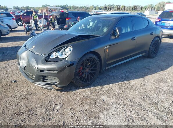 WP0AA2A71GL000980 2016 PORSCHE PANAMERA Черный Передняя левая четверть