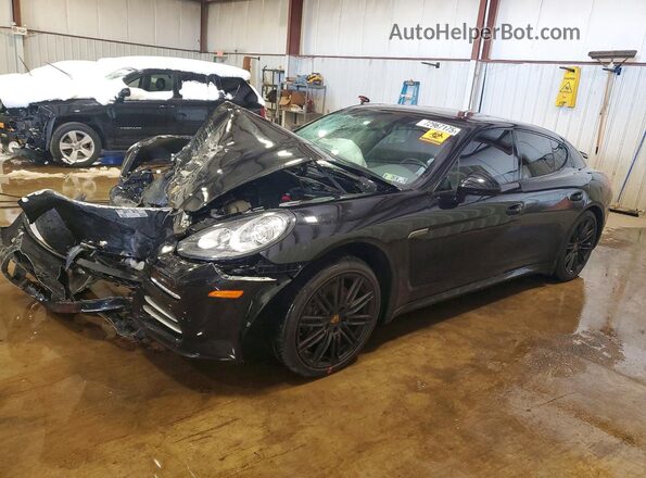 WP0AA2A71GL003605 2016 PORSCHE PANAMERA Черный Передняя левая четверть