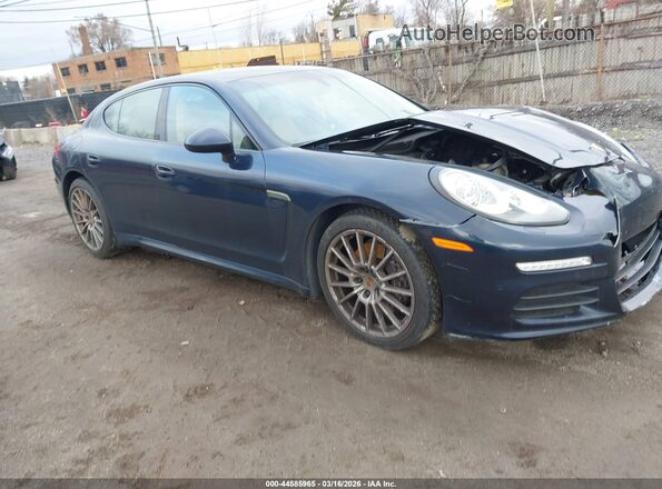 WP0AA2A73GL007218 2016 PORSCHE PANAMERA Синий Передняя правая четверть