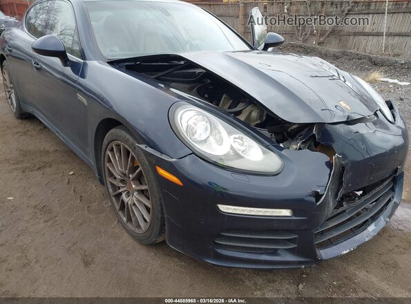 WP0AA2A73GL007218 2016 PORSCHE PANAMERA Синий Вид спереди