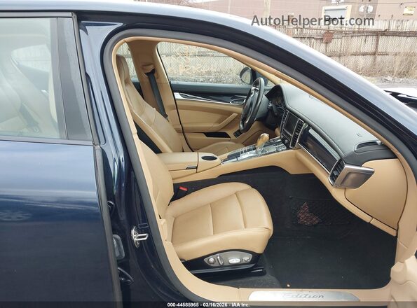 WP0AA2A73GL007218 2016 PORSCHE PANAMERA Синий Вид салона спереди