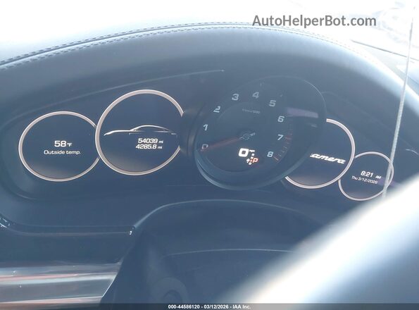 WP0AA2A76KL100677 2019 PORSCHE PANAMERA White Вид задніх сидінь