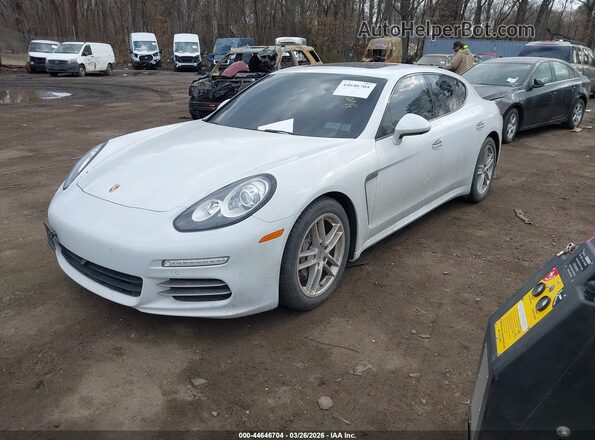 WP0AA2A78GL000930 2016 PORSCHE PANAMERA Белый Передняя левая четверть