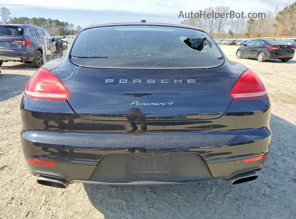 WP0AA2A7XGL001044 2016 PORSCHE PANAMERA Black Вид ззаду