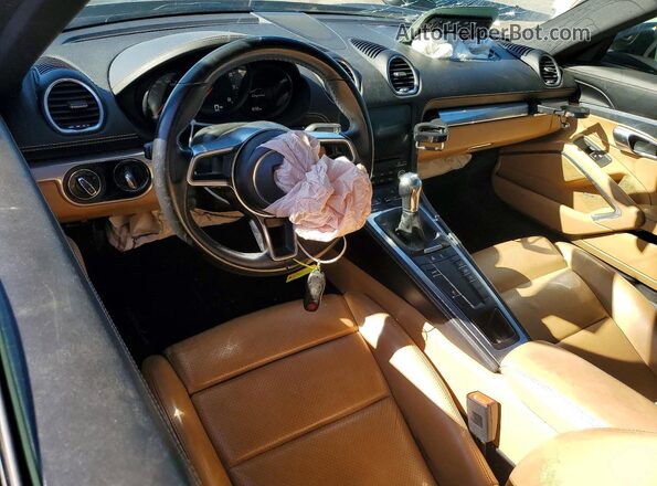 WP0AA2A8XJS260266 2018 PORSCHE CAYMAN Black Widok deski rozdzielczej