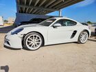 2024 Porsche Cayman Base White vin: WP0AA2A8XRK255015