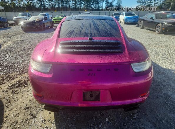 WP0AA2A96GS106199 2016 PORSCHE 911 Фиолетовый Вид сзади