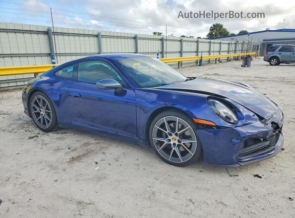 WP0AA2A9XSS208923 2025 PORSCHE 911 Blue Przód prawy