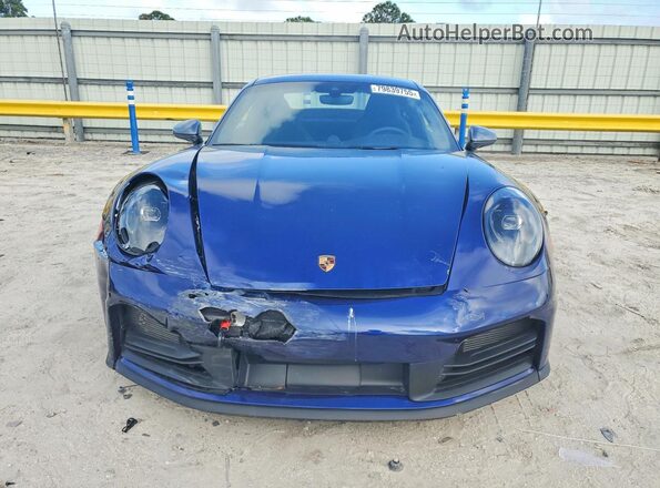 WP0AA2A9XSS208923 2025 PORSCHE 911 Blue Widok z przodu