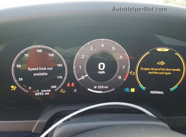 WP0AA2A9XSS208923 2025 PORSCHE 911 Blue Widok zestawu wskaźników