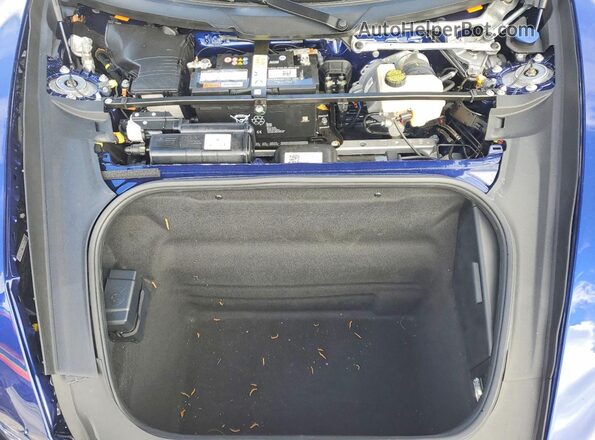 WP0AA2A9XSS208923 2025 PORSCHE 911 Blue Widok wnętrza z tyłu