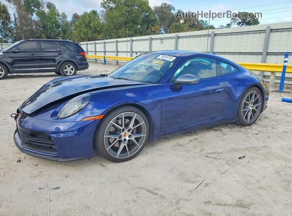 WP0AA2A9XSS208923 2025 PORSCHE 911 Blue Przód lewy