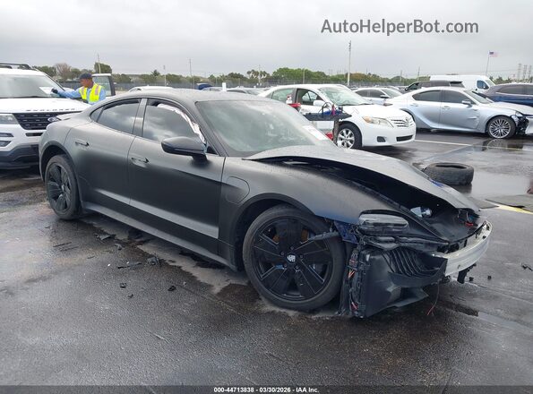 WP0AA2Y13MSA18421 2021 PORSCHE TAYCAN Черный Передняя правая четверть