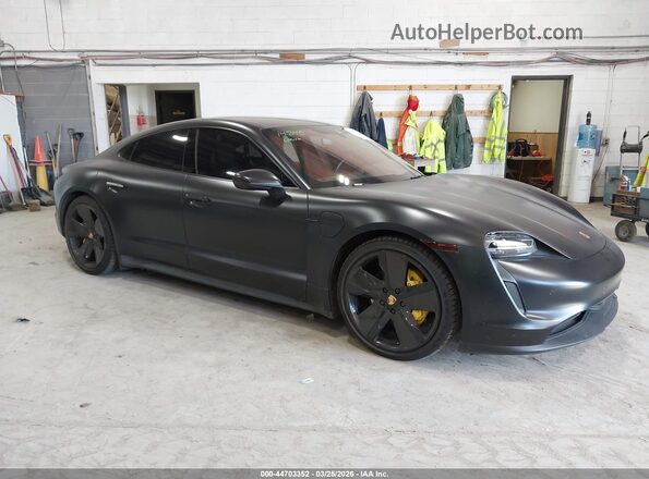 WP0AA2Y13NSA16038 2022 PORSCHE TAYCAN Black Передня права чверть