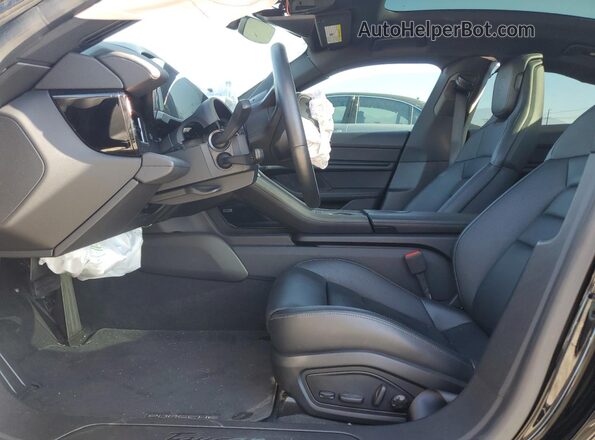 WP0AA2Y13RSA13128 2024 PORSCHE TAYCAN Черный Вид салона спереди