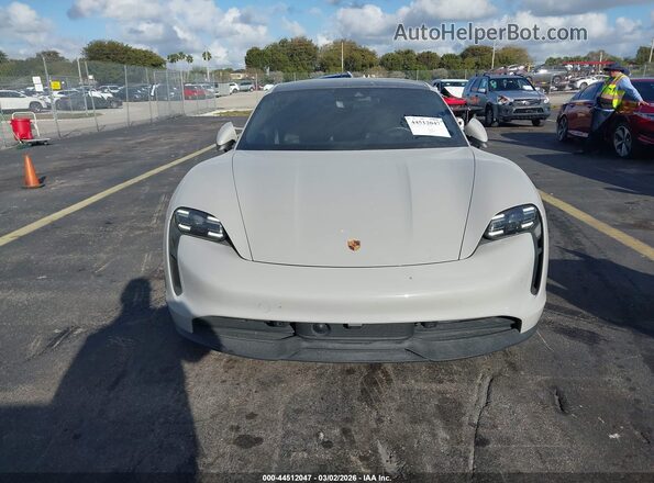WP0AA2Y16PSA14433 2023 PORSCHE TAYCAN Серебряный Вид спереди