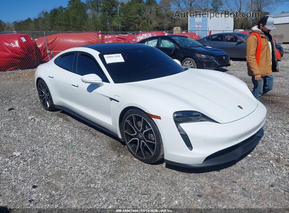 WP0AA2Y19RSA12694 2024 PORSCHE TAYCAN White Front right