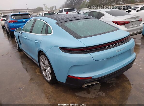 WP0AA2YA0SL009020 2025 PORSCHE PANAMERA Light Blue Trasero izquierdo