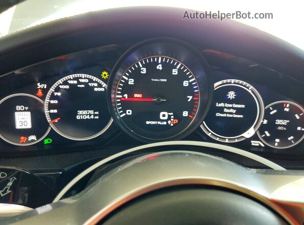 WP0AB2A76JL136591 2018 PORSCHE PANAMERA Silver Widok zestawu wskaźników